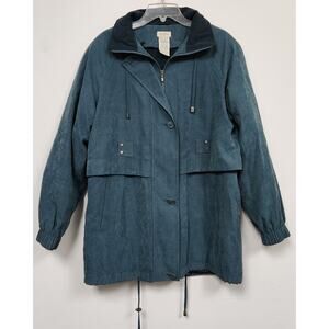 Classic Elements Womens Teal Jacket-Size M